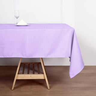 Create Unforgettable Events with the Lavender Lilac Polyester Tablecloth