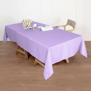 Unleash the Beauty of Lilac with the Seamless Rectangular Tablecloth