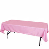 60x102inch Polyester Tablecloth - Pink