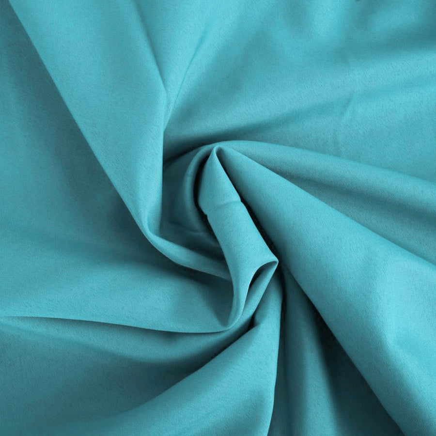 60"x102" Turquoise Polyester Rectangular Tablecloth#whtbkgd