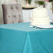 60"x102" Turquoise Polyester Rectangular Tablecloth