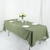 60inch x 126inch Eucalyptus Sage Green Seamless Polyester Rectangular Tablecloth