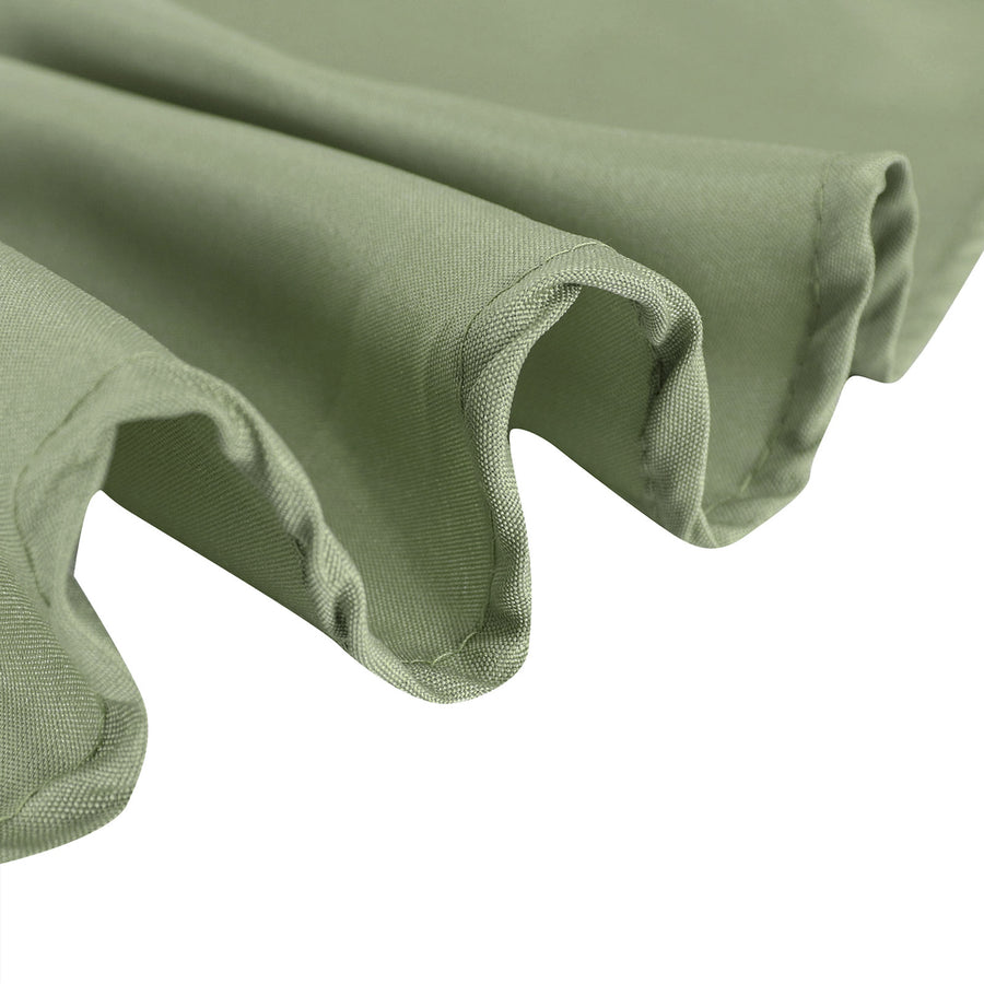 60inch x 126inch Eucalyptus Sage Green Seamless Polyester Rectangular Tablecloth