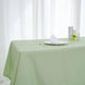 60x126Inch Sage Green Seamless Polyester Rectangular Tablecloth