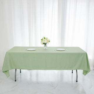 Elevate Your Event with the Sage Green Tablecloth