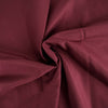 70inch Round Burgundy Polyester Linen Tablecloth#whtbkgd