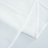 70inch White 200 GSM Seamless Premium Polyester Round Tablecloth