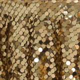 120" Wholesale Big Payette Sequin Round Tablecloth For Wedding Banquet Party - Gold - Premium Collection