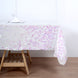 60x102 inches Big Payette Iridescent Sequin Rectangle Tablecloth