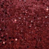 90x156 Burgundy Big Payette Sequin Rectangle Tablecloth Premium#whtbkgd
