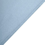 72x120Inch Dusty Blue Polyester Rectangle Tablecloth, Reusable Linen Tablecloth