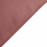 72x120inch Cinnamon Rose Polyester Rectangle Tablecloth, Reusable Linen Tablecloth