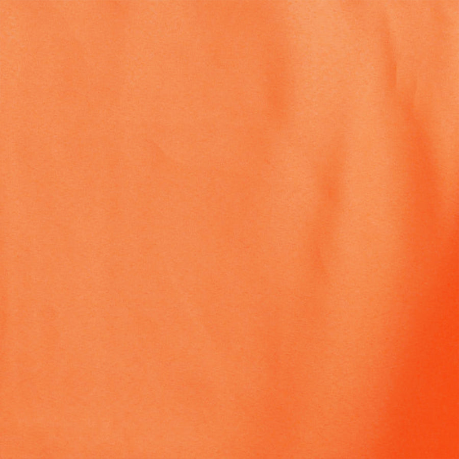 72x120Inch Orange Polyester Rectangle Tablecloth, Reusable Linen Tablecloth