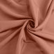 Terracotta (Rust) Seamless Polyester Rectangle Tablecloth, Reusable Linen Tablecloth#whtbkgd