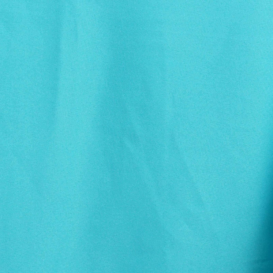72x120Inch Turquoise Polyester Rectangle Tablecloth, Reusable Linen Tablecloth