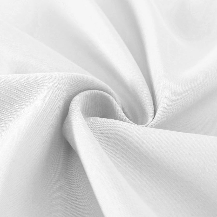 72x120Inch White Polyester Rectangle Tablecloth, Reusable Linen Tablecloth#whtbkgd