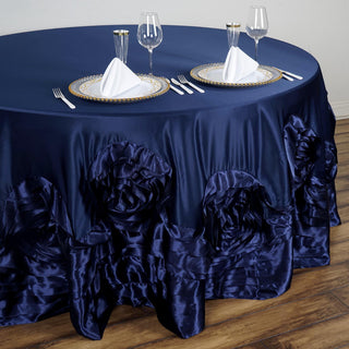Create an Extraordinary Dining Experience with Navy Blue Elegance