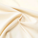 90"x132" Beige Polyester Rectangular Tablecloth#whtbkgd