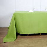 Create a Stunning Tablescape with the Apple Green Seamless Polyester Tablecloth