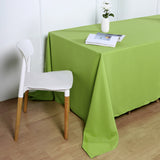90inch x 132inch Apple Green Polyester Rectangular Tablecloth