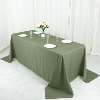 Create a Stylish and Festive Atmosphere with the Dusty Sage Green Tablecloth