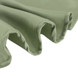 90x132inch Eucalyptus Sage Green Polyester Rectangular Tablecloth