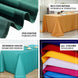 90x132" Beige Polyester Rectangular Tablecloth