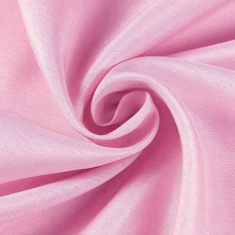 90x132 inches PINK Polyester Rectangular Tablecloth#whtbkgd