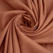 Terracotta (Rust) Seamless Polyester Rectangular Tablecloth - 90x132inch#whtbkgd