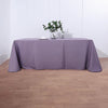 90x156 Violet Amethyst Polyester Rectangular Tablecloth