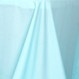 90x156" Blue Polyester Rectangular Tablecloth