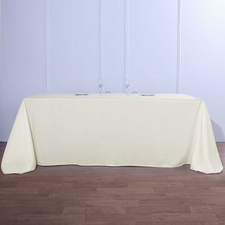 Enhance Your Event Decor with an Ivory Tablecloth