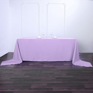 Elevate Your Event Decor with the Lavender Lilac Tablecloth