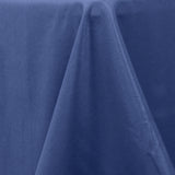 90x156inch Navy Blue 200 GSM Seamless Premium Polyester Rectangular Tablecloth#whtbkgd