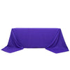 90x156inch Purple 200 GSM Seamless Premium Polyester Rectangular Tablecloth