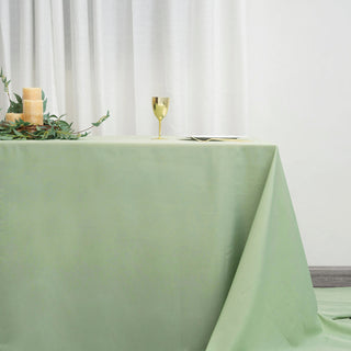 Unleash Your Creativity with the Sage Green Polyester Tablecloth