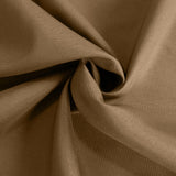 90inch x 156inch Taupe Polyester Rectangular Tablecloth#whtbkgd