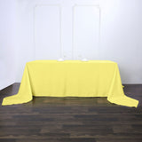Brighten Up Your Event with a Yellow 90x156 Rectangular Tablecloth