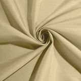90Inch Champagne Polyester Round Tablecloth#whtbkgd