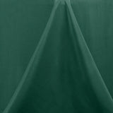 90inch Hunter Emerald Green 200 GSM Seamless Premium Polyester Round Tablecloth#whtbkgd