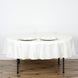 90Inch Ivory Polyester Round Tablecloth