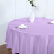 90inch Lavender Lilac Polyester Round Tablecloth