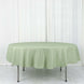 90Inch Sage Green Polyester Round Tablecloth