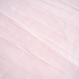 120inch Blush Rose Gold Accordion Crinkle Taffeta Round Tablecloth#whtbkgd