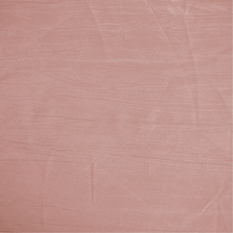 120inch Dusty Rose Accordion Crinkle Taffeta Round Tablecloth#whtbkgd