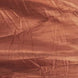 Terracotta (Rust) Seamless Accordion Crinkle Taffeta Round Tablecloth - 120inch#whtbkgd