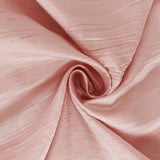 132inch Dusty Rose Accordion Crinkle Taffeta Seamless Round Tablecloth#whtbkgd