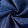 132inch Navy Blue Accordion Crinkle Taffeta Seamless Round Tablecloth#whtbkgd