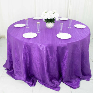 Unleash the Beauty of Purple with the Seamless Round Tablecloth