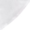 132Inch White Accordion Crinkle Taffeta Seamless Round Tablecloth